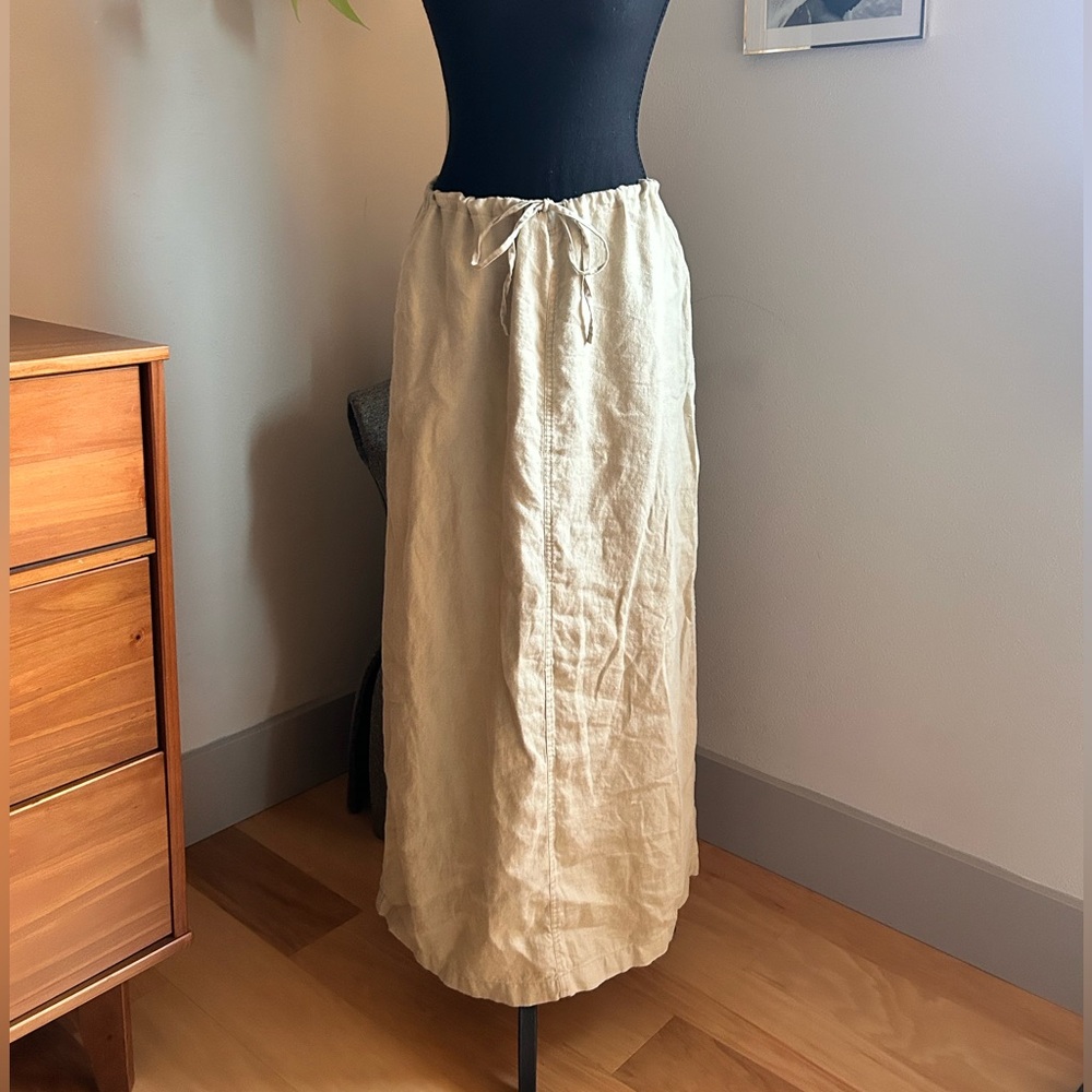 Cream Maxi Skirt